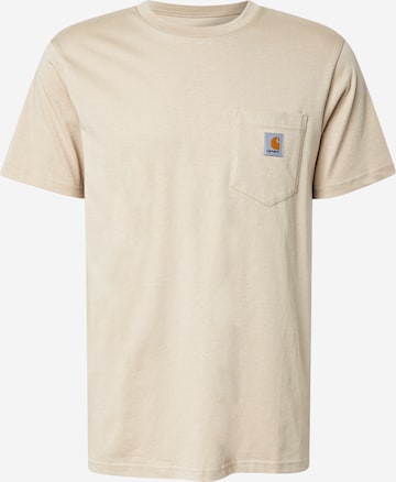 T-Shirt Carhartt WIP en beige : devant