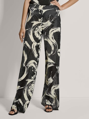Wide Leg Pantalon MADELEINE en noir : devant