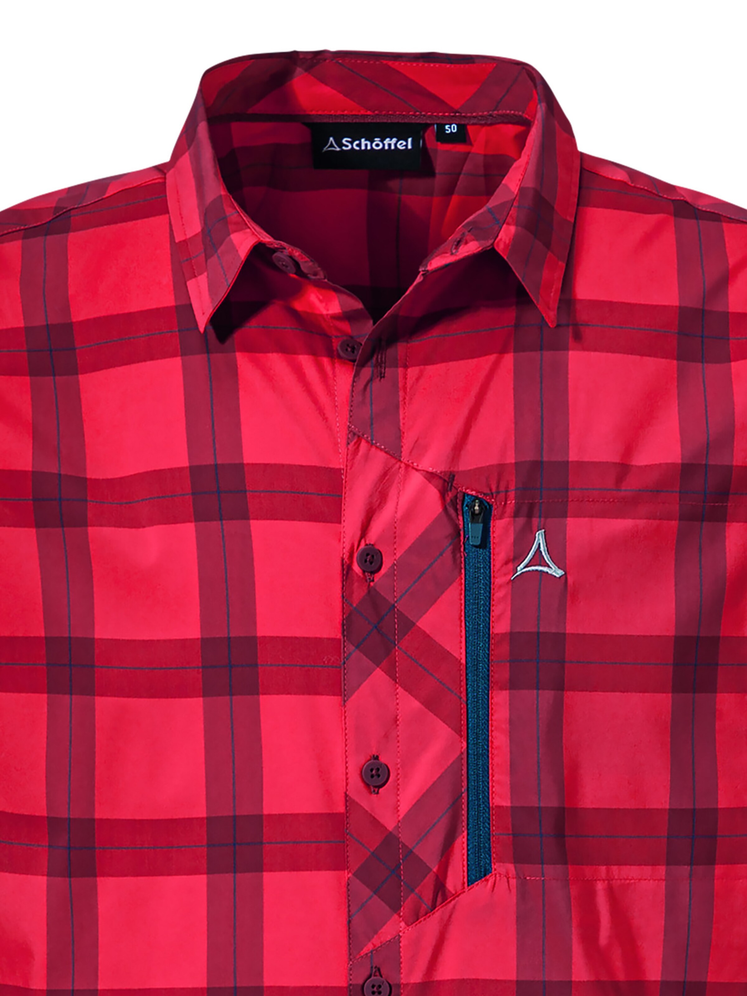 Schöffel - Regular Fit Camisa funcional 'Skallebo' em vermelho