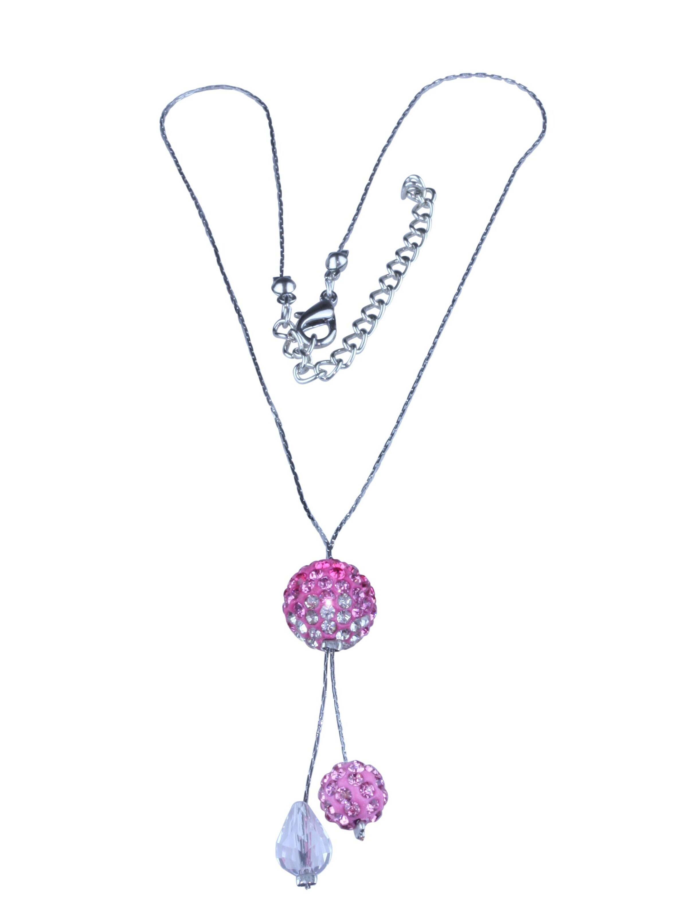 COLLEZIONE ALESSANDRO Necklace 'Valea' in Pink: front