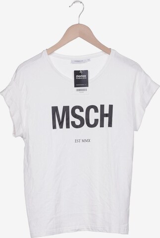 MSCH COPENHAGEN T-Shirt S in Weiß: predná strana