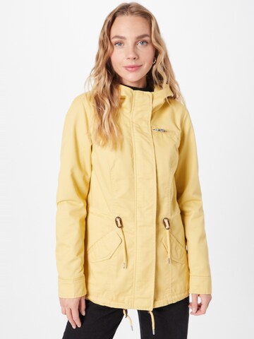 Parka mi-saison ONLY en jaune : devant