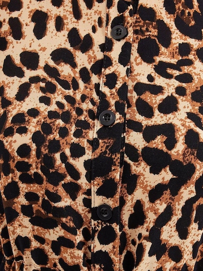 Bigdart Robe en marron châtaigne / brun foncé / noir, Vue avec produit