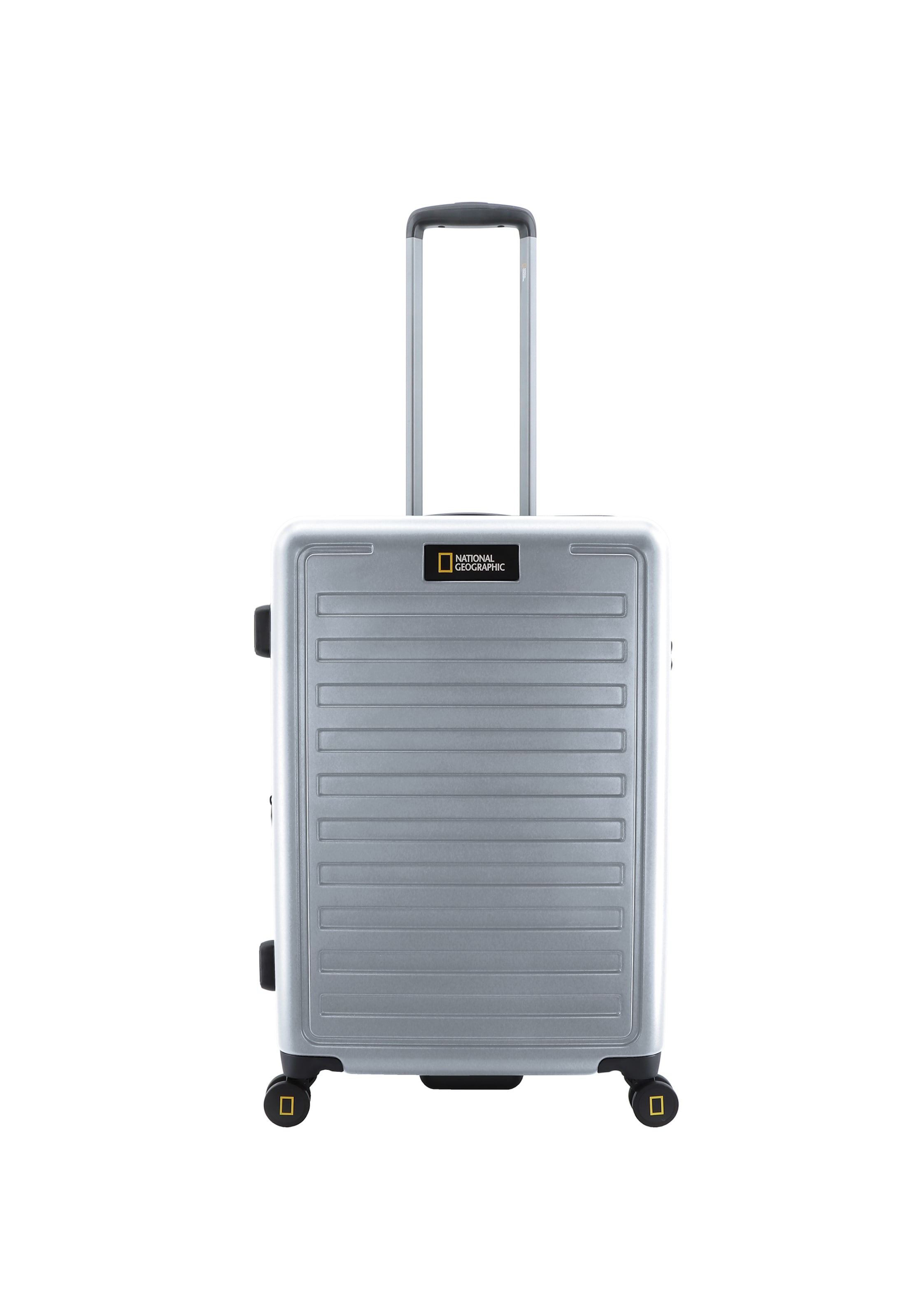 National Geographic Suitcase 'CRUISE' in Silver: front
