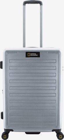 National Geographic Suitcase 'CRUISE' in Silver: front