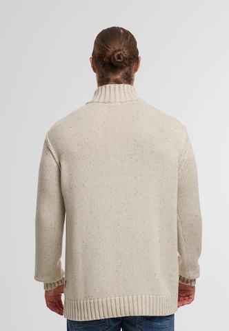 INDICODE JEANS Sweater 'Oscarlo' in Beige