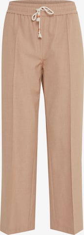 b.young Pants 'BYDANTA PIN TUCK PANTS' in Beige: front