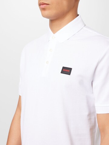 HUGO T-shirt 'Dereso232' i vit