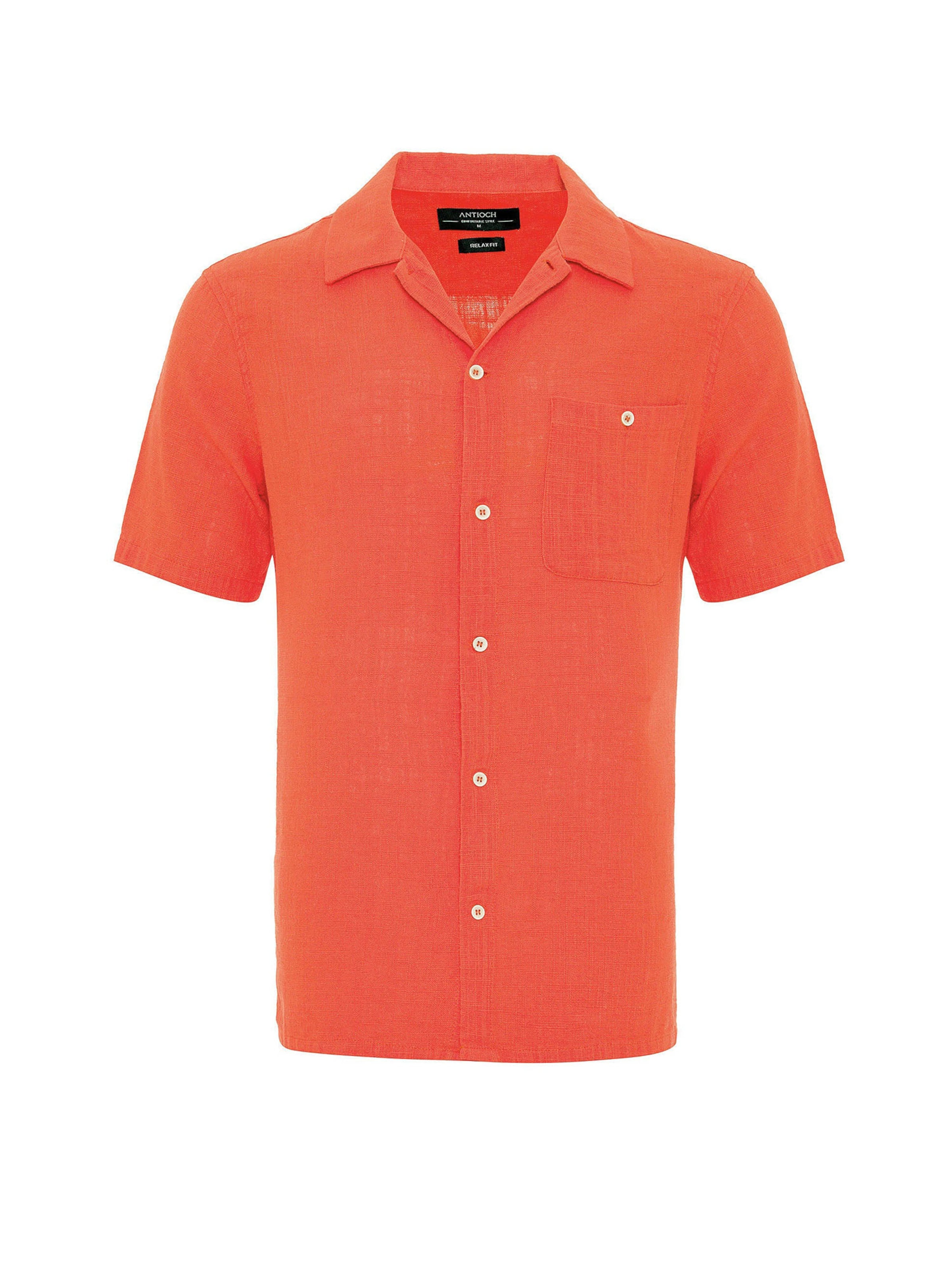 Antioch Regular fit Overhemd in Oranje: voorkant