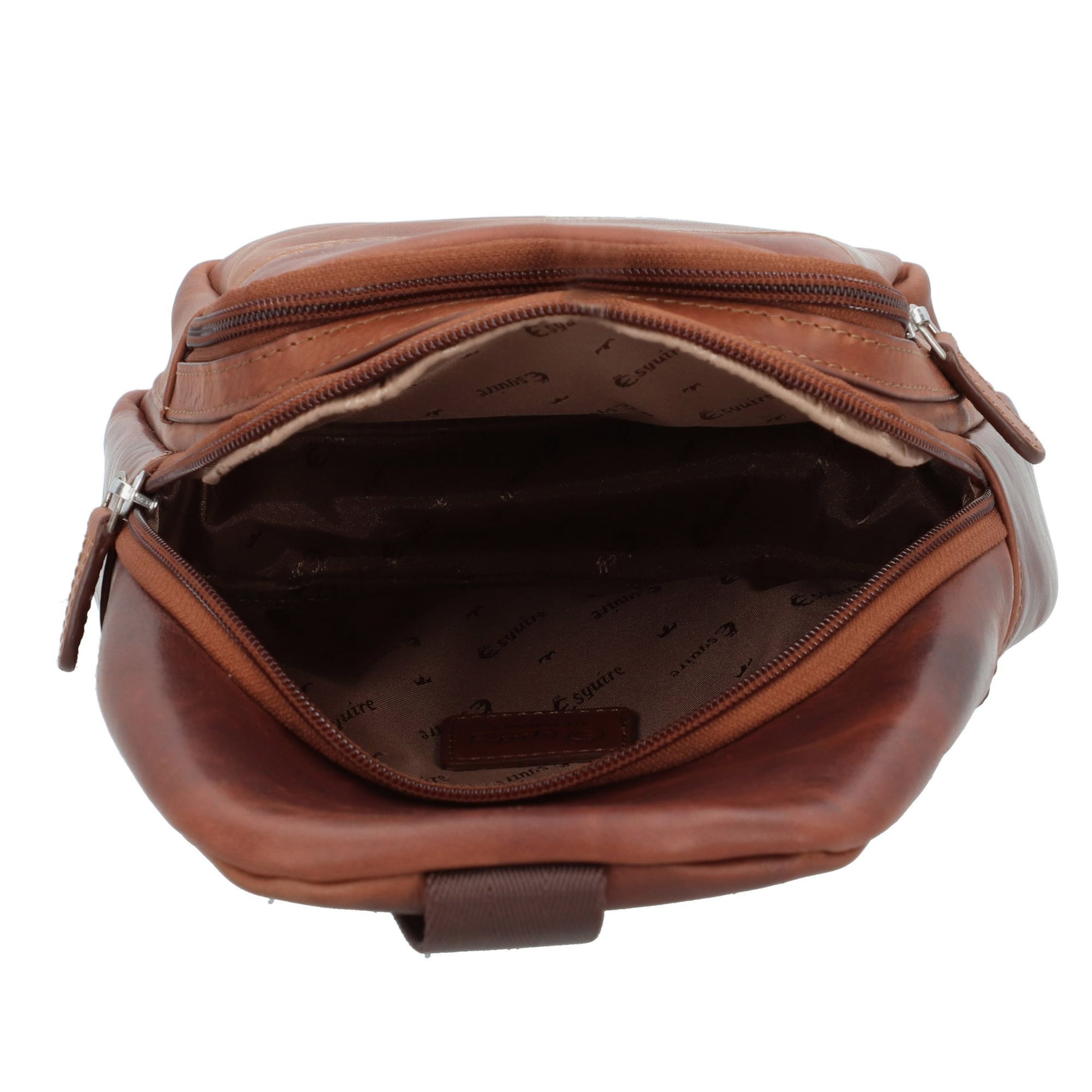 Esquire Crossbody bag 'Dallas' in Brown