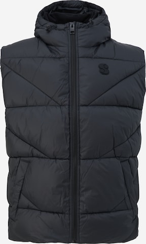 s.Oliver Vest in Black: front