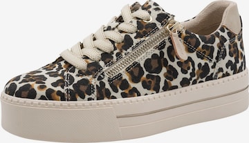 Baskets basses JANA en marron : devant