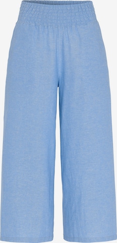 Cellbes of Sweden Culotte aus Leinen- und Viskosemischung in Blau: Vorderseite