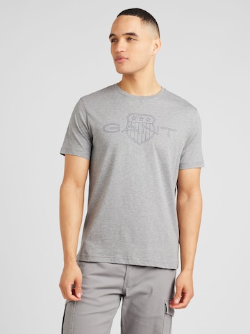 GANT - Camiseta en gris: frente