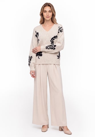 Usha Pullover in Beige