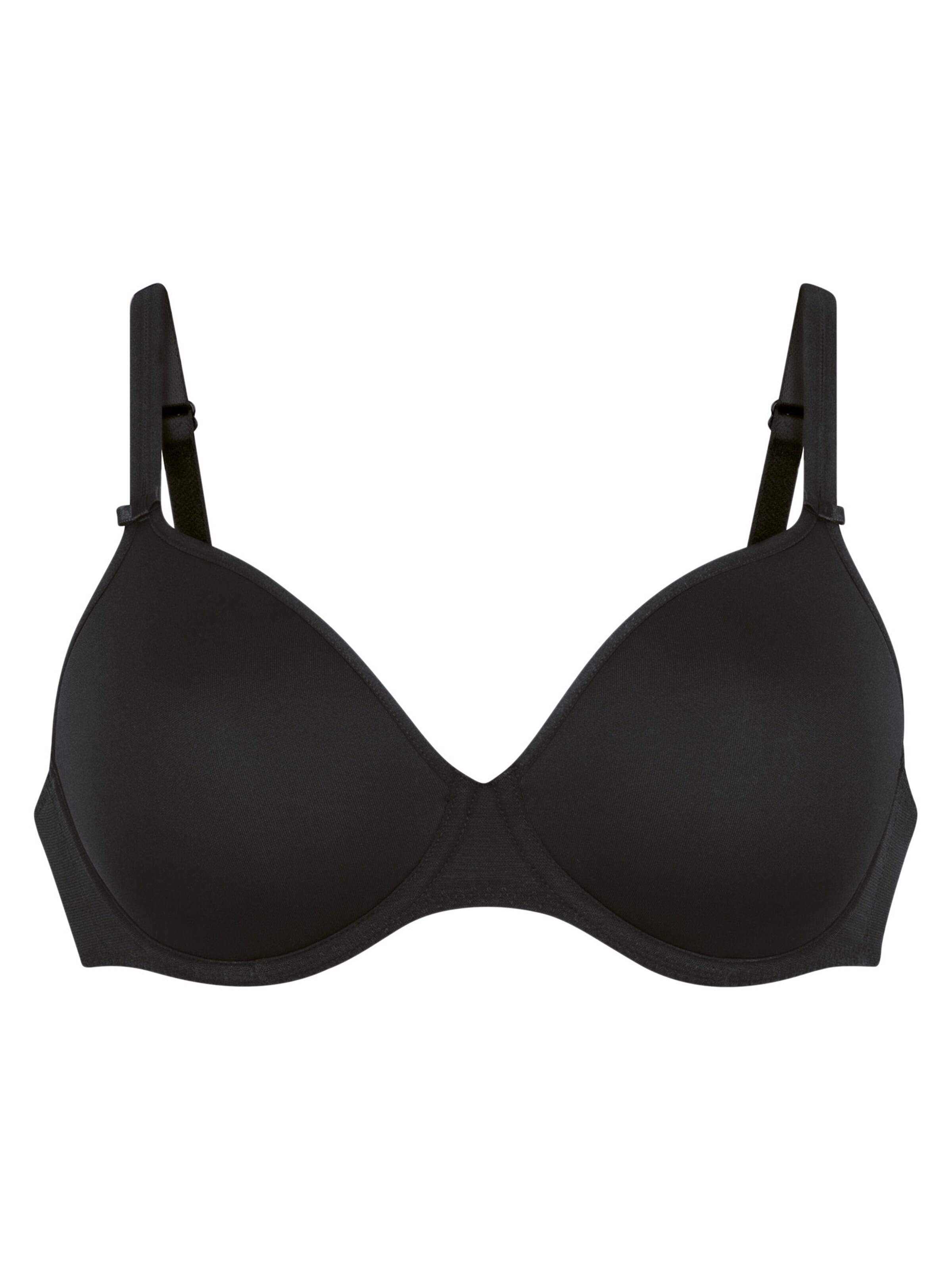 ROSA FAIA T-shirt Bra 'Selma Pure' in Black: front