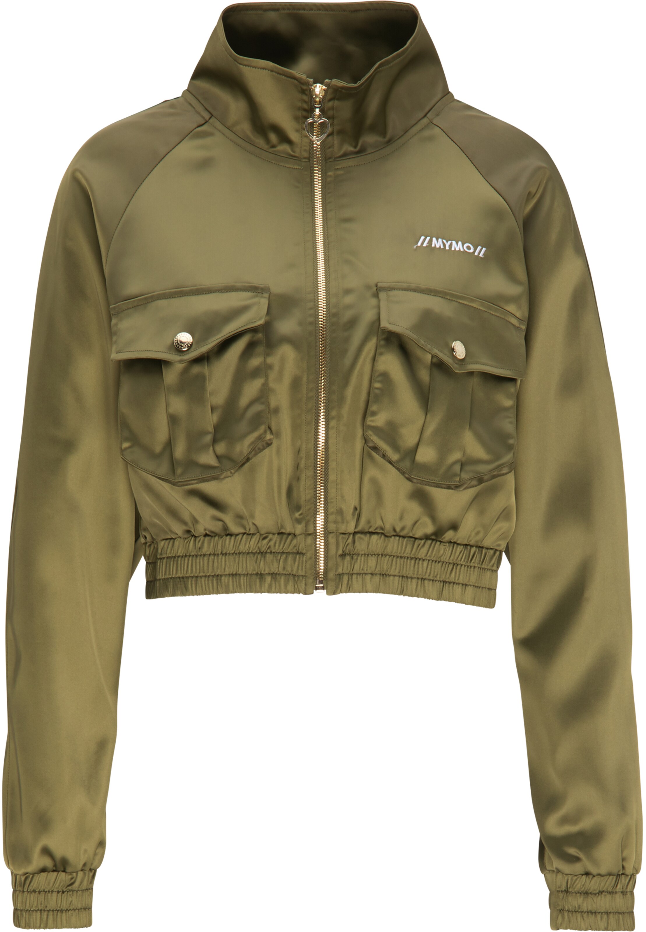 MYMO Tussenjas in Groen: voorkant