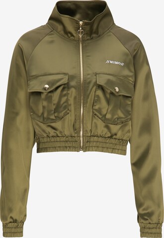 MYMO Between-Season Jacket in Green: front