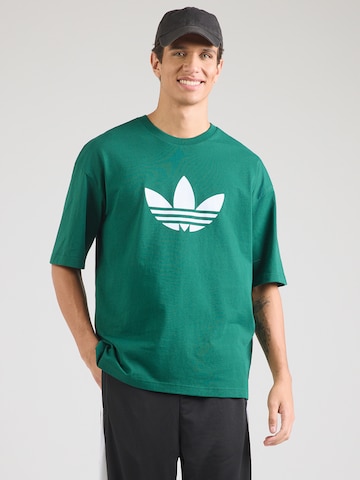 ADIDAS ORIGINALS Tričko 'TREFOIL' – zelená: přední strana