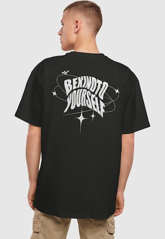 Maglietta 'Bekind' di DEF in nero: frontale