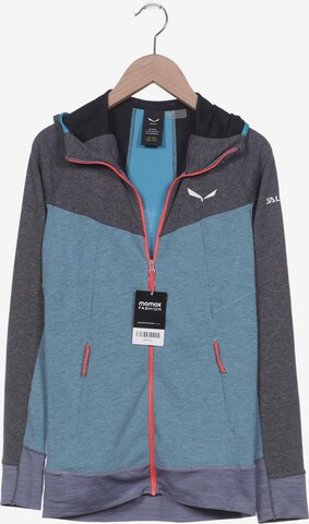 SALEWA Sweatshirt & Zip-Up Hoodie in XS in Blue: front