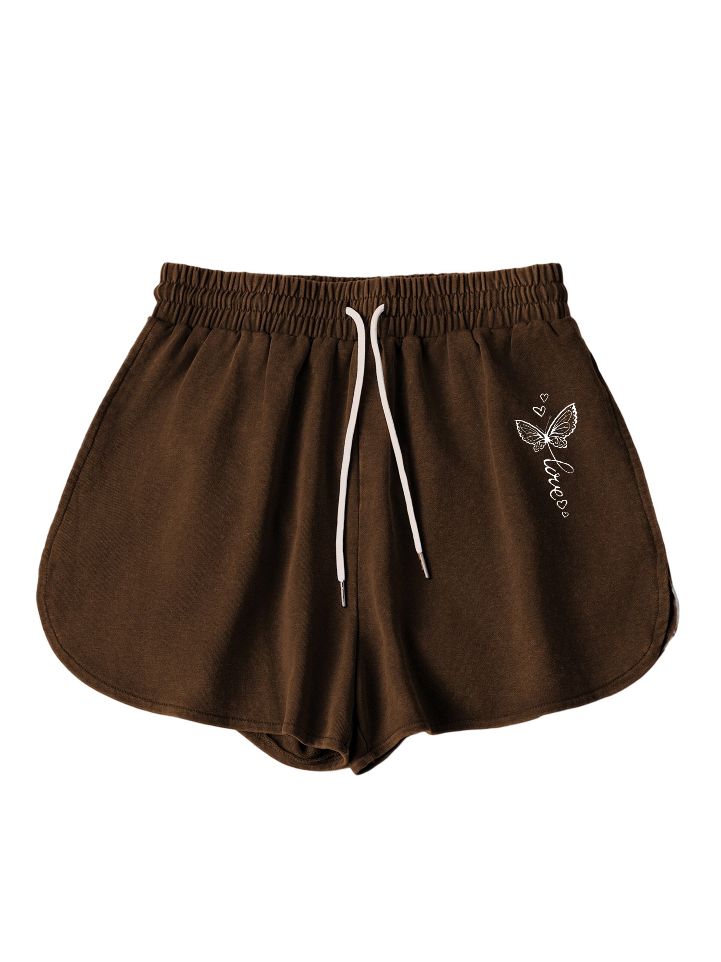 Shorts de bain GORHEY en marron : devant