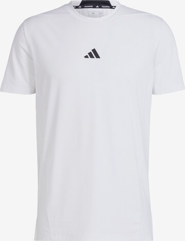 ADIDAS PERFORMANCE Performance Shirt 'Designed for Training' in White: front