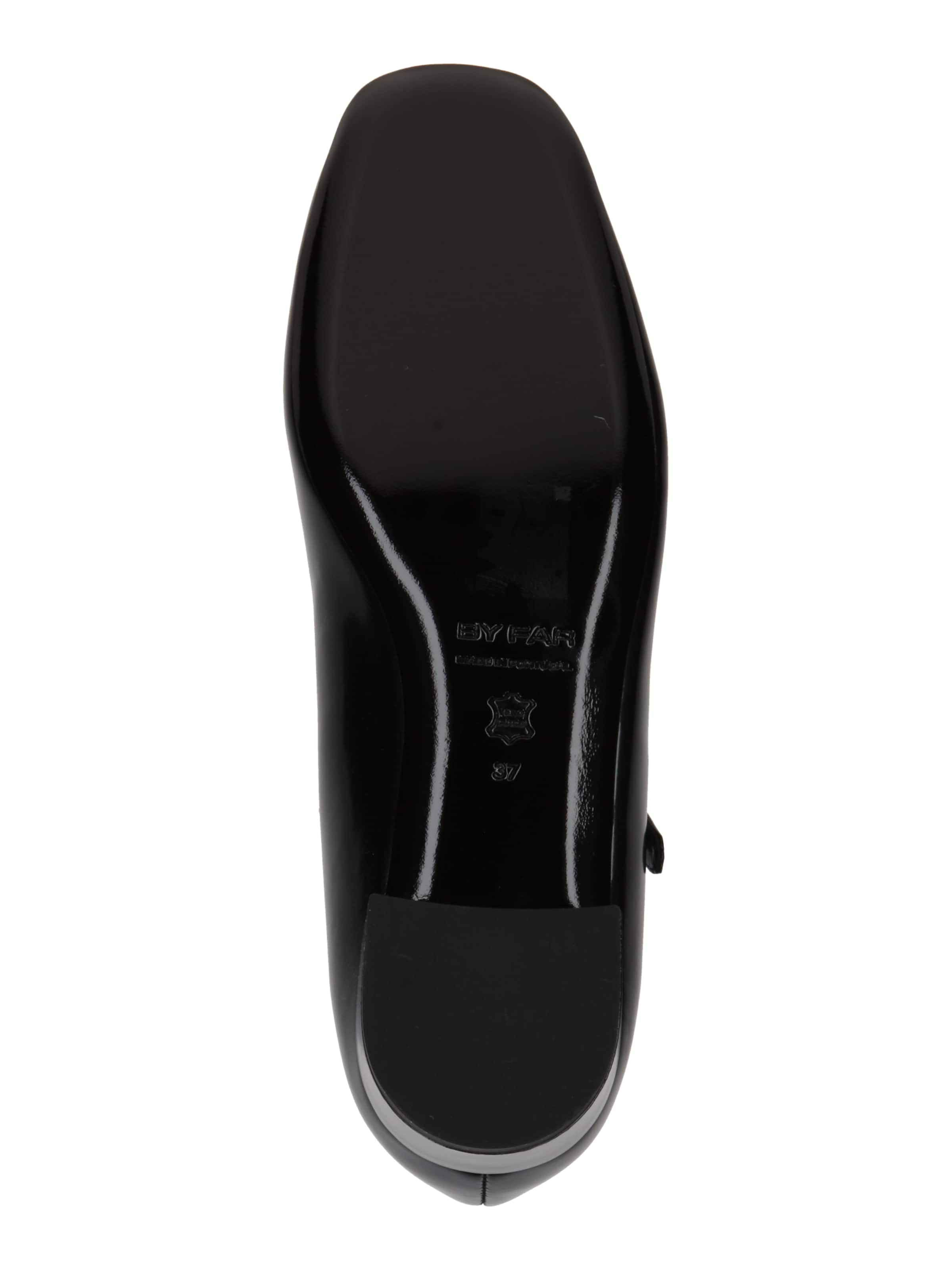 By Far Čevlji s peto in s paščki 'Ginny' | črna barva