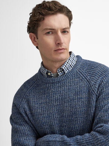 Barbour Pullover 'Horseford' in Blau