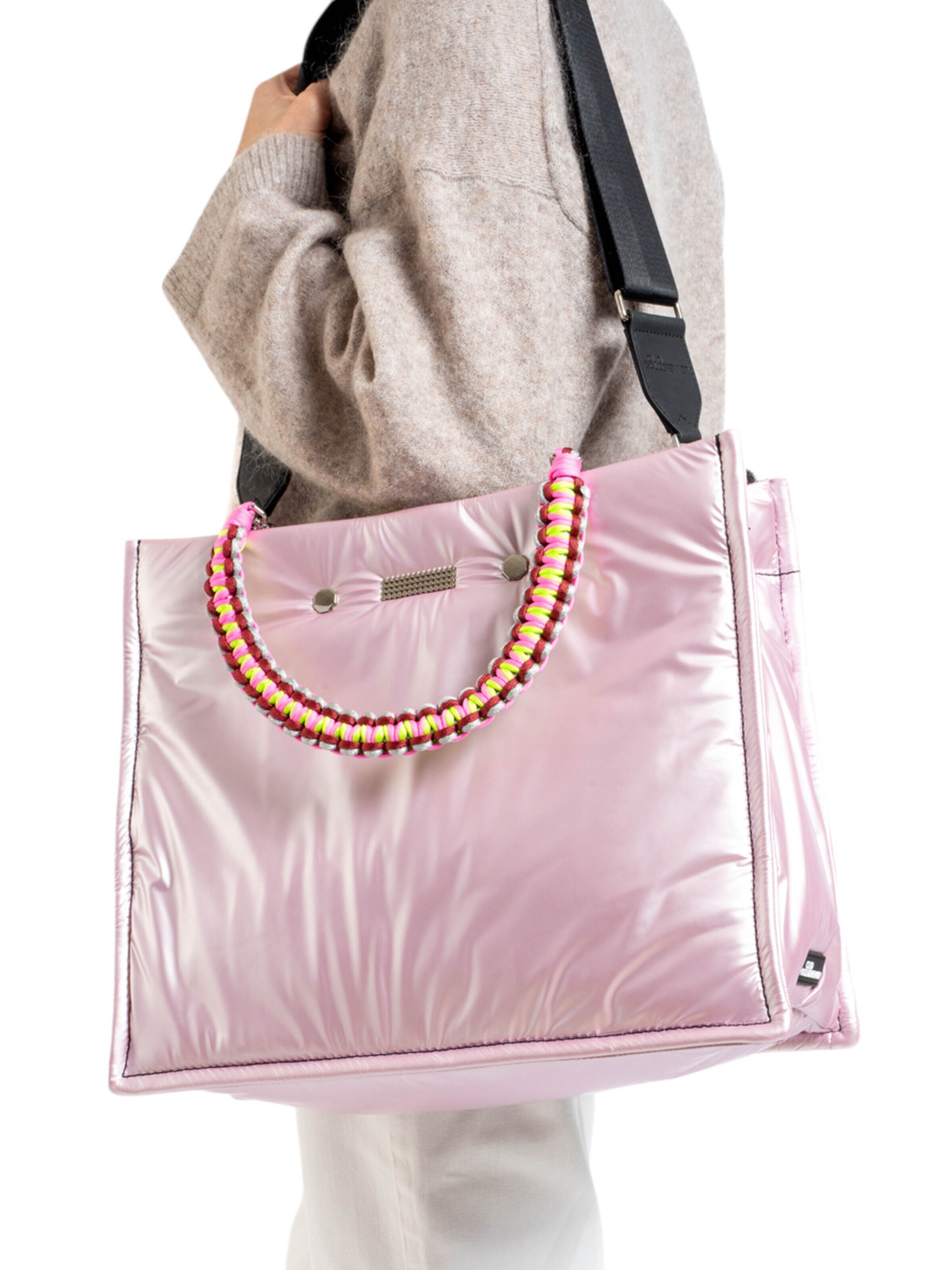 Clio Handbag 'FLEX NYLON' in Pink