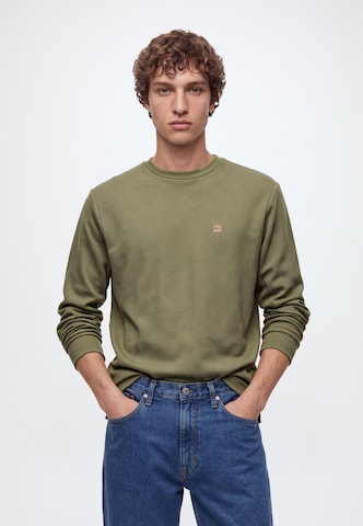INDICODE JEANS Sweatshirt 'Zarside' in Green: front