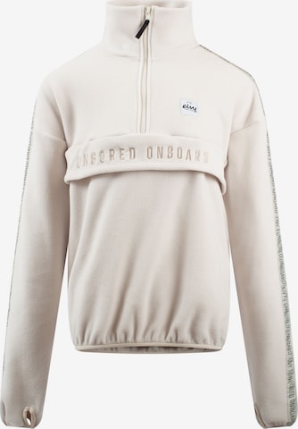 Pull-over de sport Eivy en beige : devant
