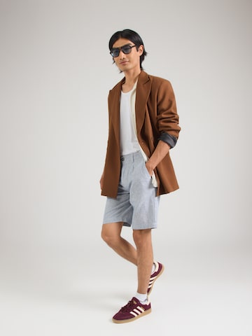 Bruun & Stengade Szabványos Chino nadrág 'Darion' - kék