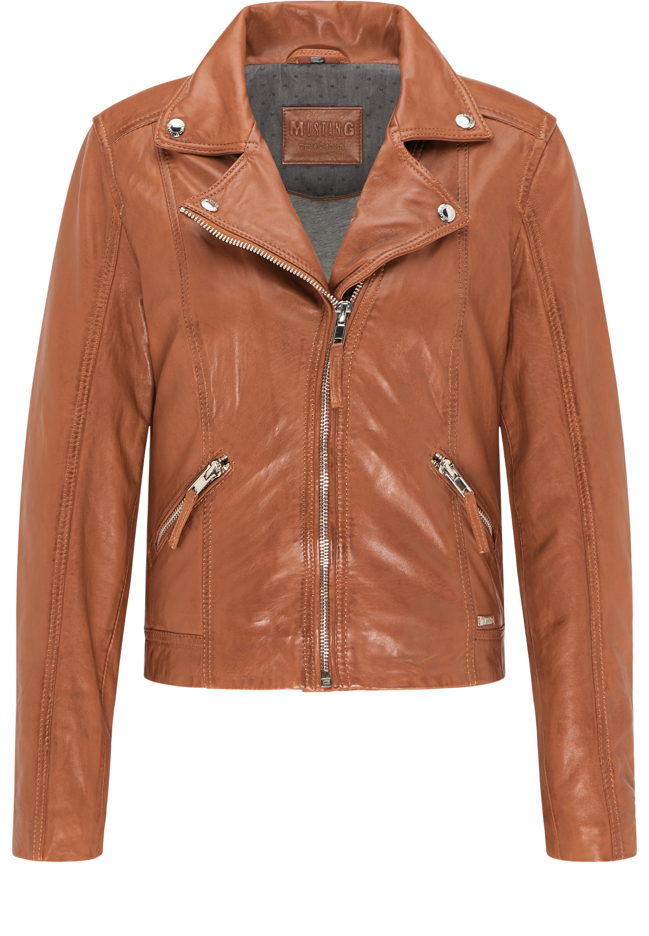 MUSTANG Tussenjas in Bruin: voorkant