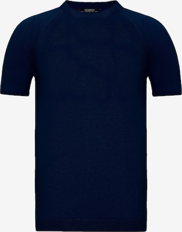 Antioch - Camisa em azul: frente