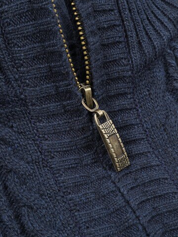 Youthup Knit Cardigan in Blue