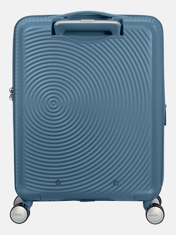 Trolley 'SOUNDBOX SPINNER 55/20 TSA EXP' di American Tourister in blu