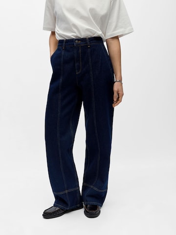 Barrel Jeans 'OBJNeja' di OBJECT in blu: frontale