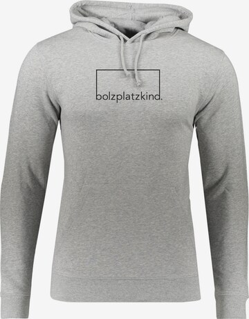 Bolzplatzkind Sweatshirt in Grey: front