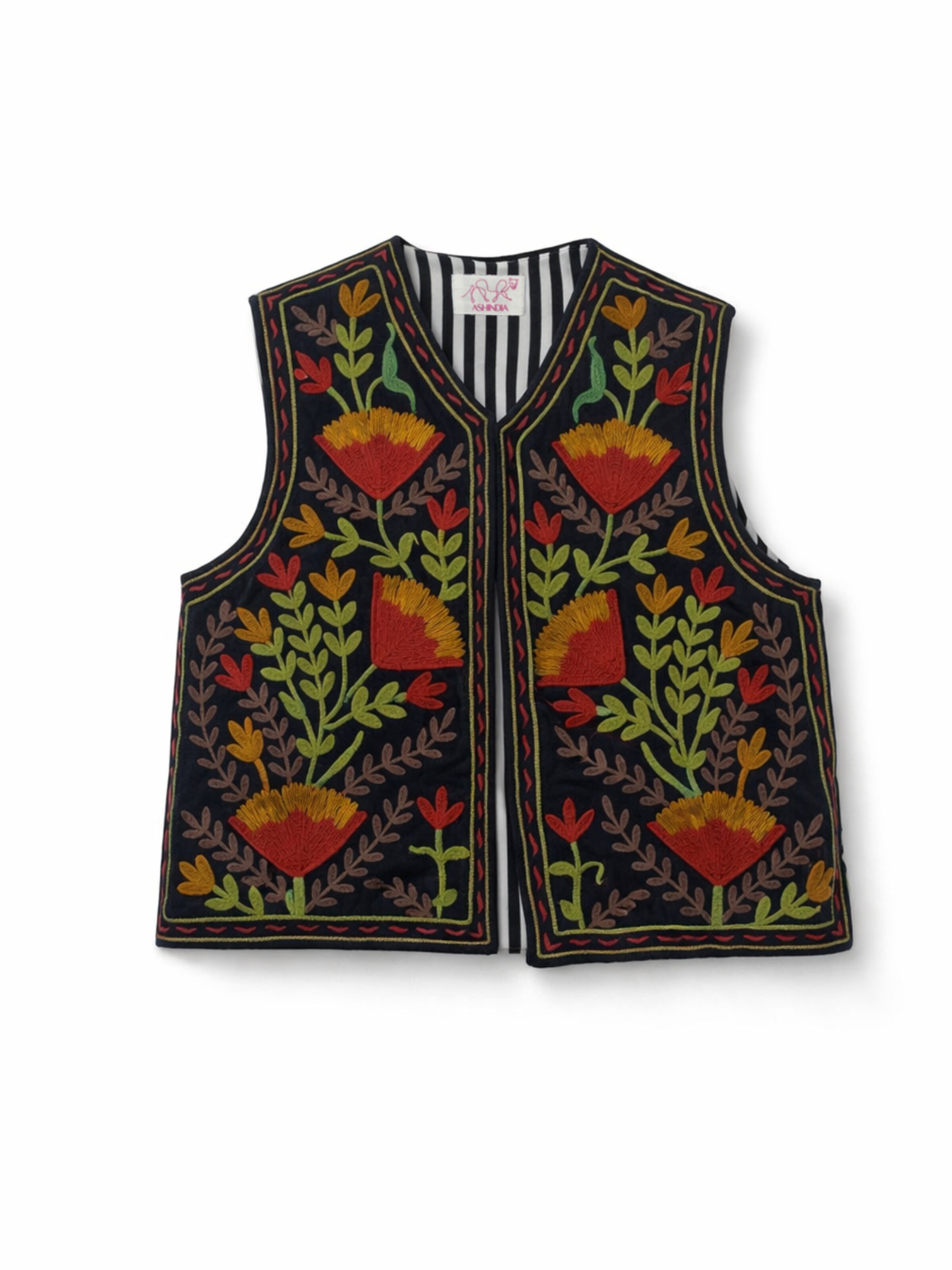 ASHINDIA Vest 'Susi-Weste-ash-1' in Mixed colors: front