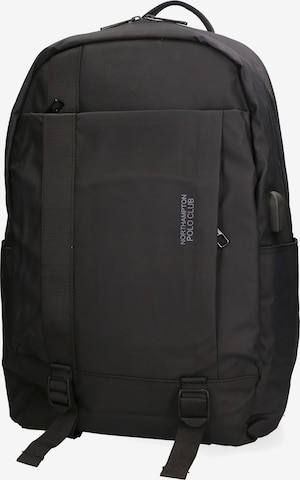 Northampton Polo Club Backpack in Black: front