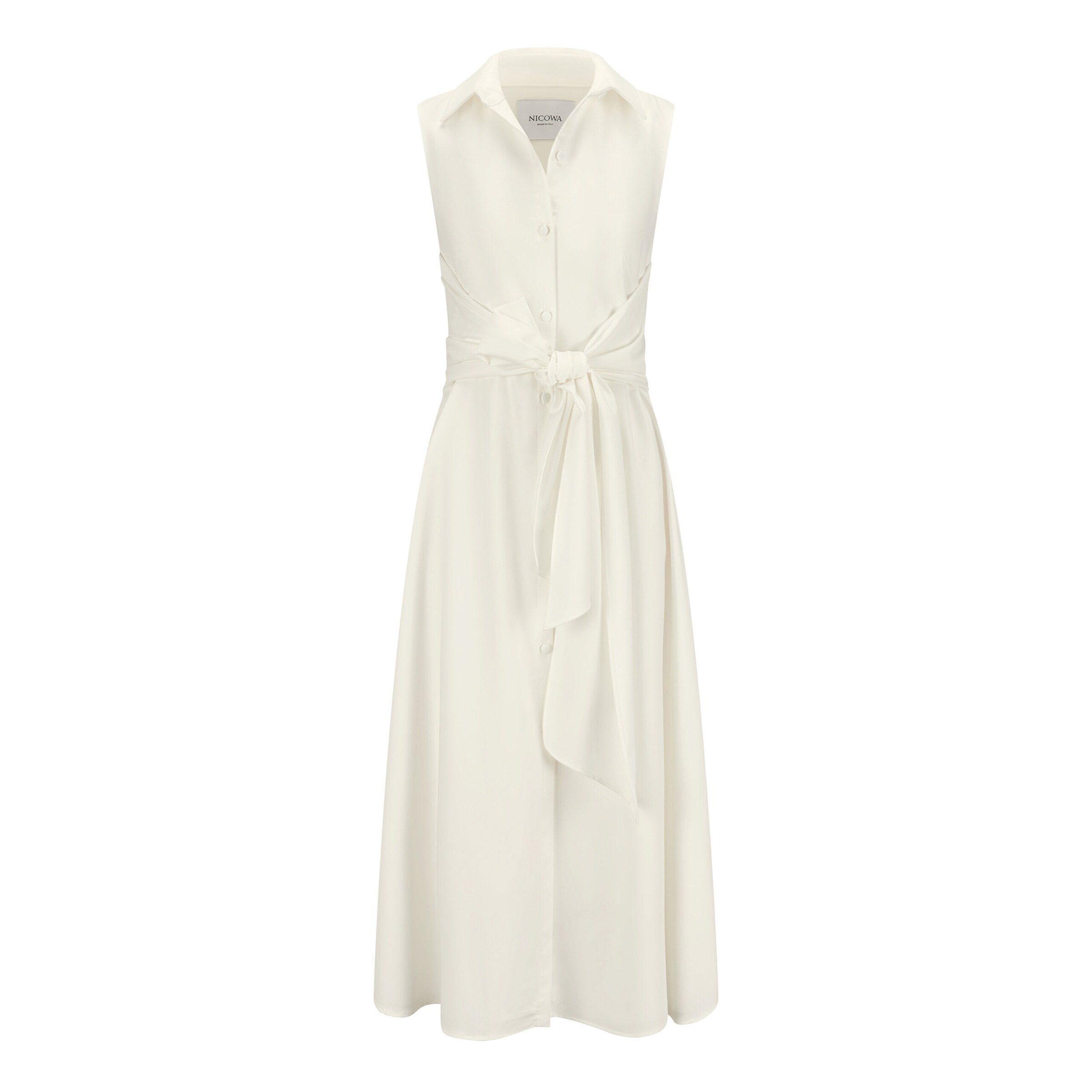 Robe Nicowa en blanc : devant