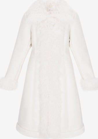 IZIAZimski kaput 'Fashion Look' - bijela boja: prednji dio