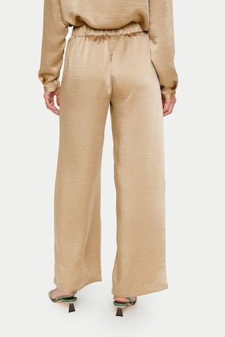 SAINT TROPEZ Wide leg Pants in Beige