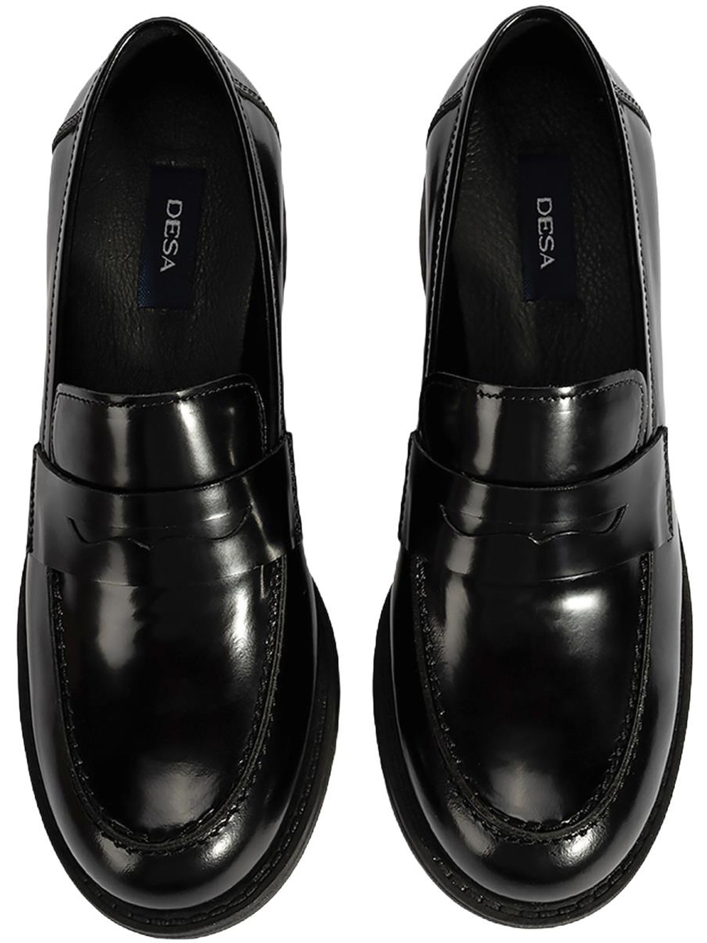 Desa Mokassin 'Slip-Ons'‌‌‌‌‌‌‌ in Schwarz