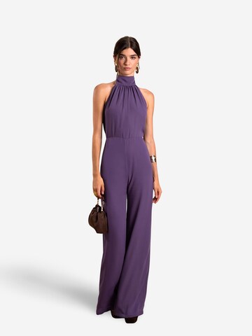 THE-ARE Jumpsuit in Purple: front