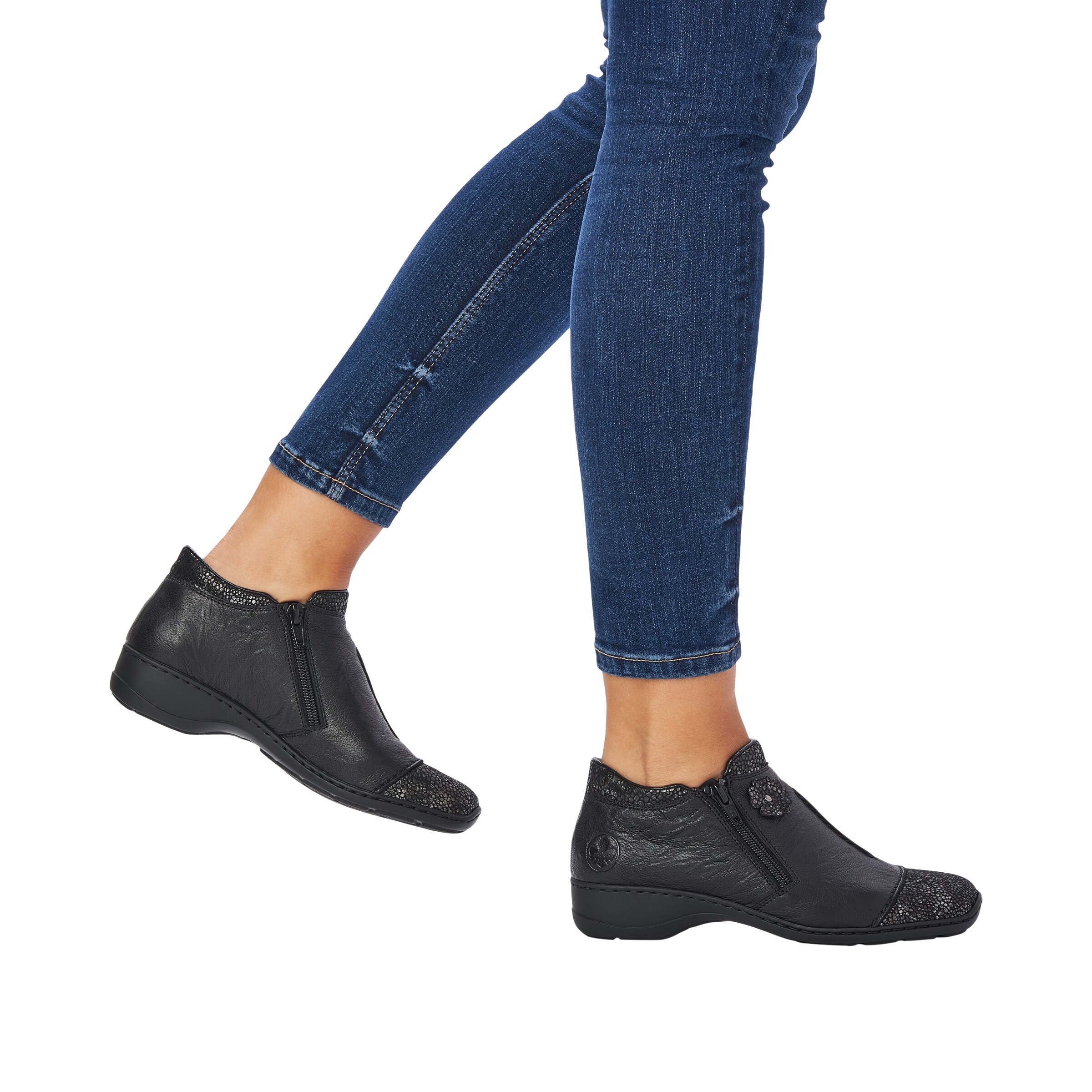 Bottines '58388' Rieker en noir