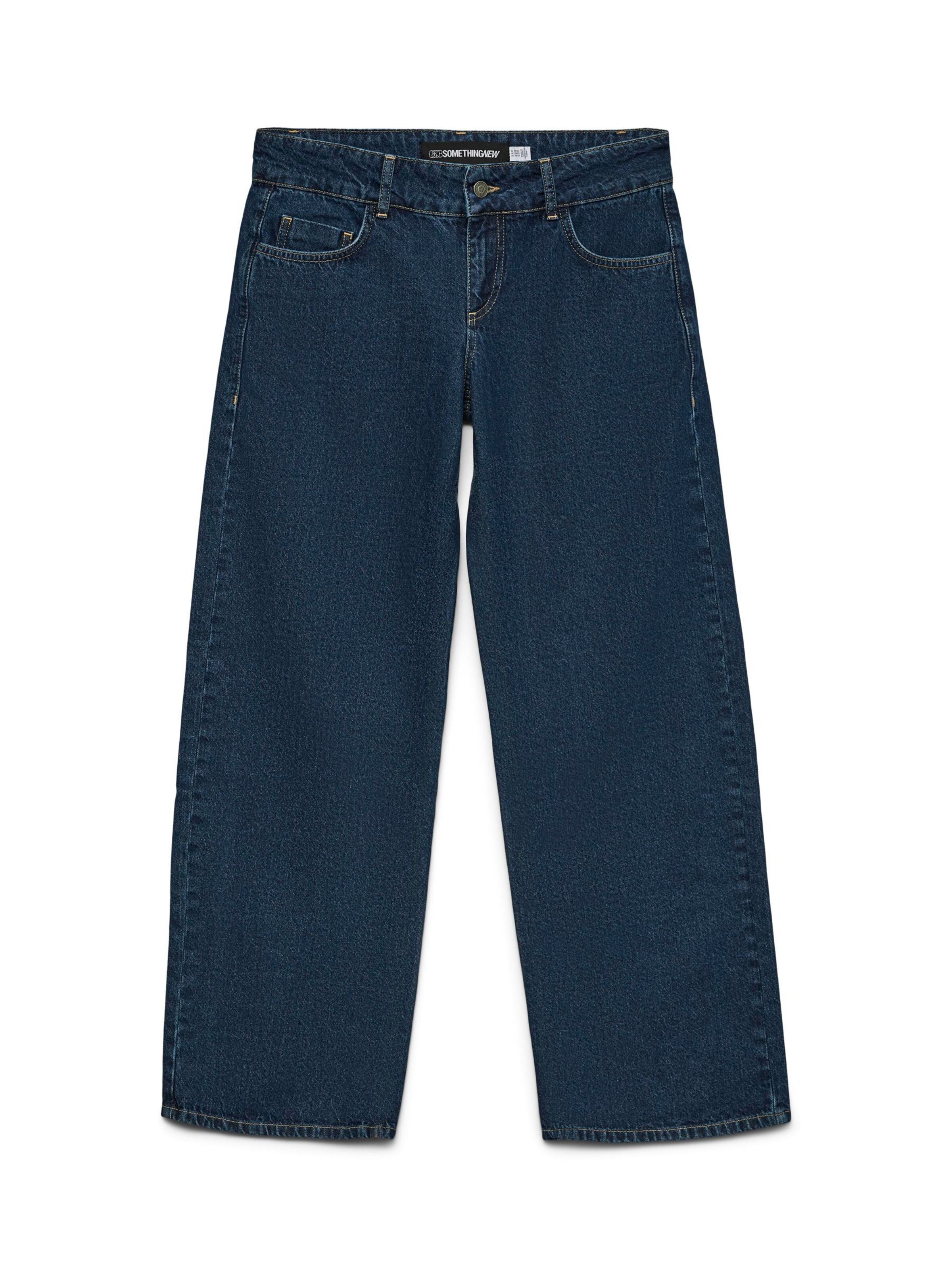 SOMETHINGNEW Wide leg Jeans 'Rancy' in Blue: front
