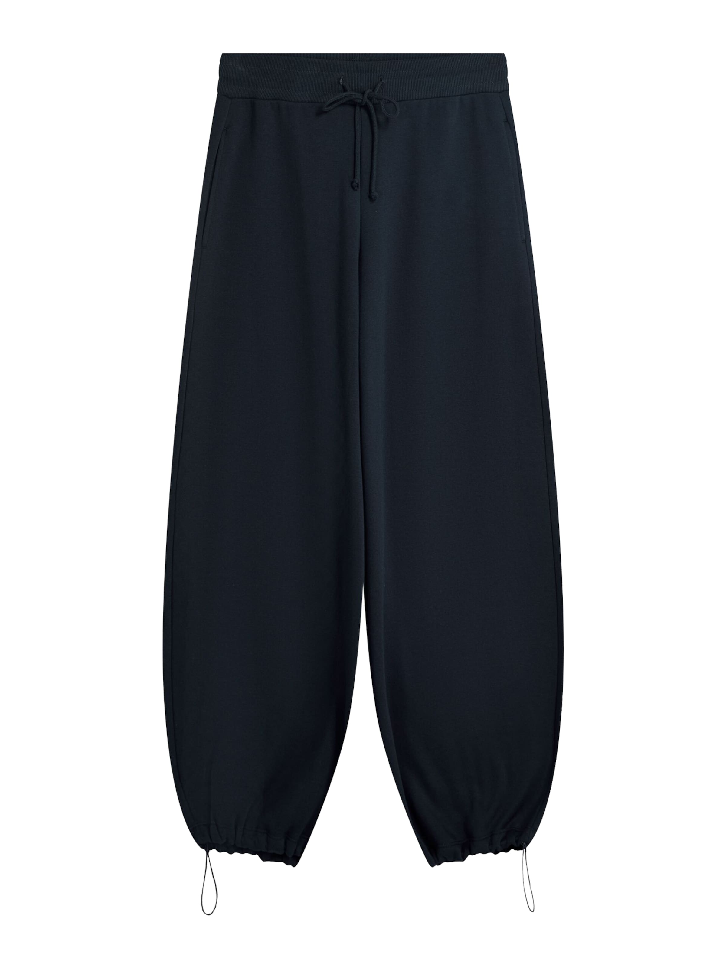 Bershka Tapered Bukser i blå: forside