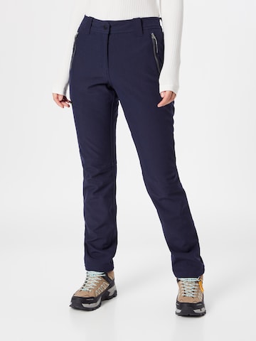 ICEPEAK Regular Outdoor trousers 'ARCOLA' in Blue: front